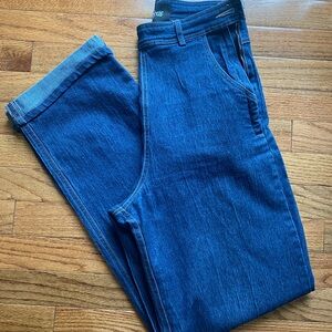 Rockabilly high-waisted jeans 1950’s style